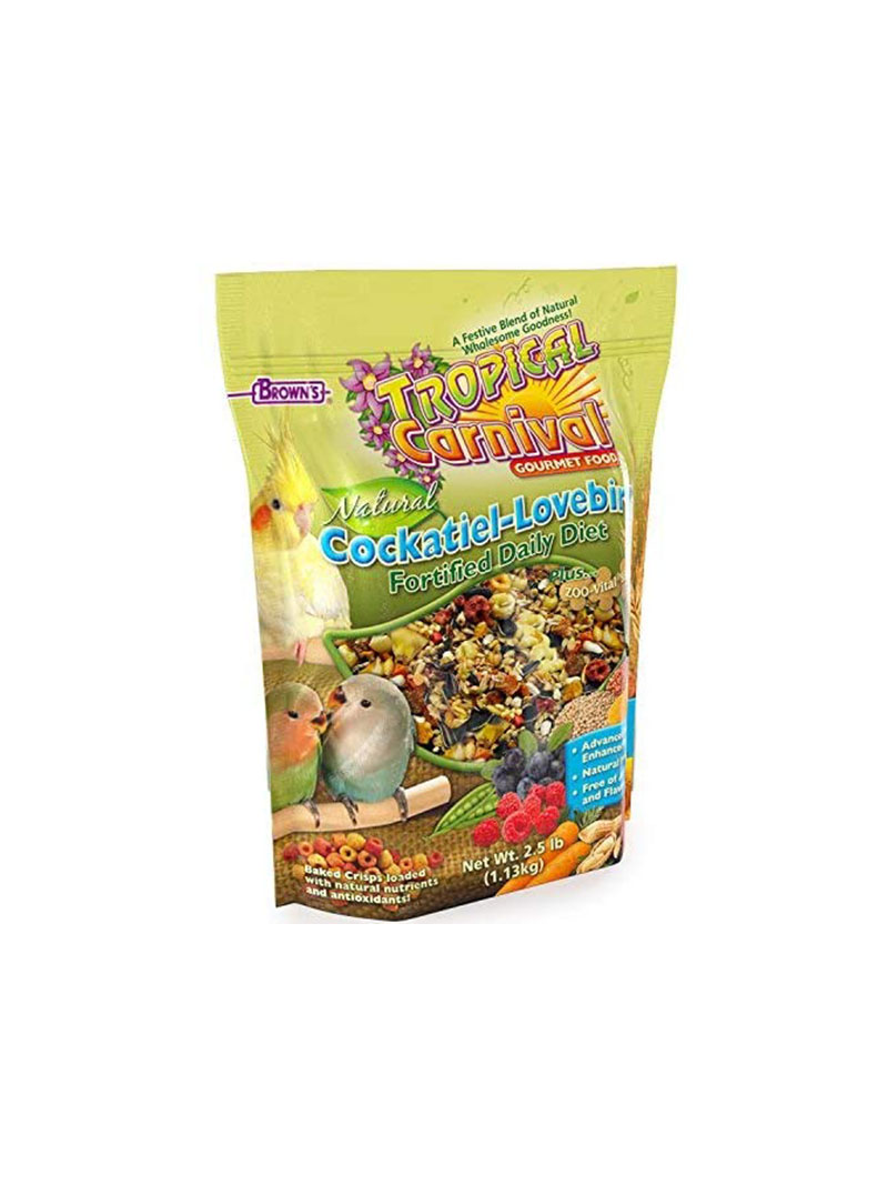 F.M. Brown Tropical Carnival Natural Cockatiel-Lovebird Food