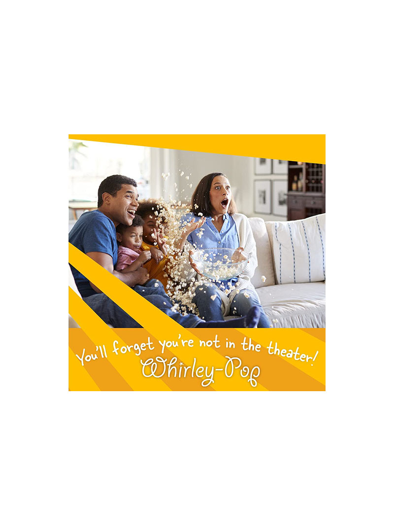 Wabash Valley Farms Barn Red Whirley-PopTM, Classic Black Retail Packaging Real Theater All-Inclusive Popping Kit