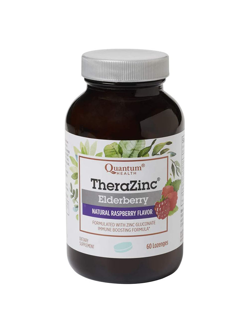 Quantum Health TheraZinc Elderberry Lozenges