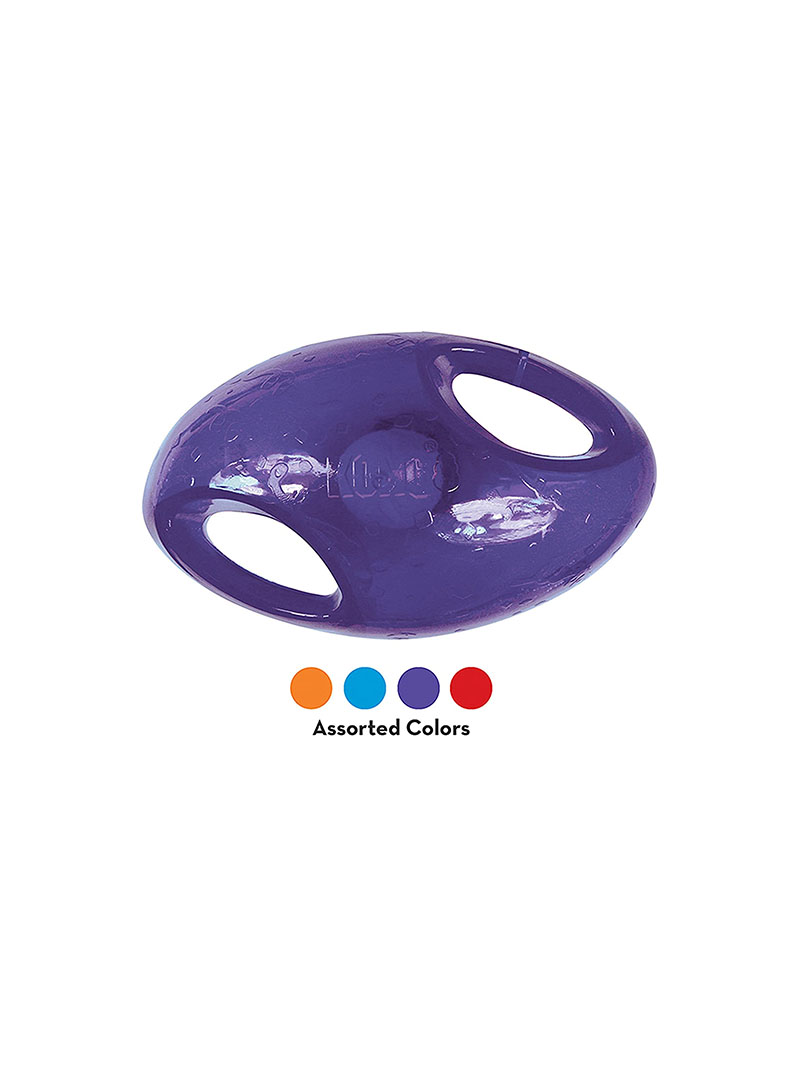 KONG Jumbler™ Football - Interactive Fetch Dog Toy with Tennis Ball - For Large/Extra Large Dogs