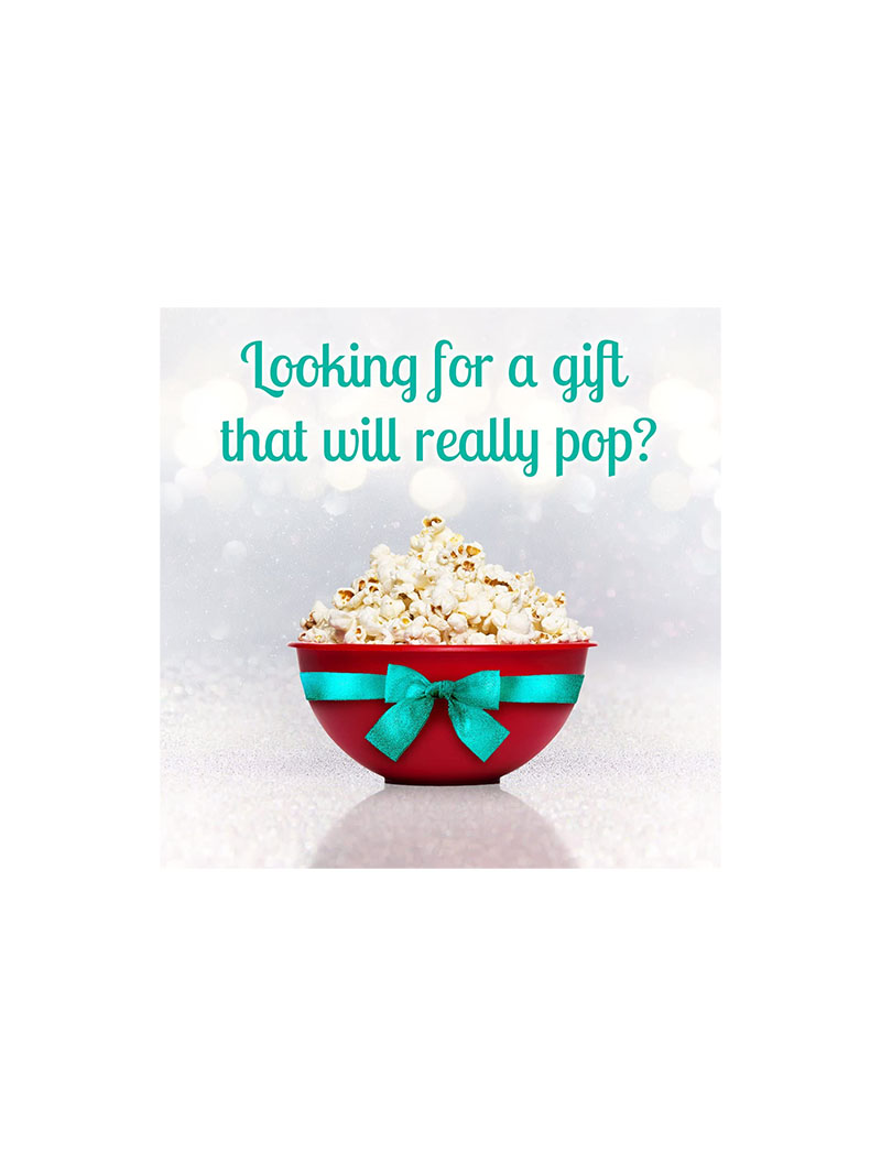 Silver Whirley Pop Stovetop Popcorn Popper - Stainless Steel Popper Makes Up to 6 Quarts of Popcorn in 3 Minutes, Includes Ready to Make Popcorn Pouch - Perfect for Movie Nights and More