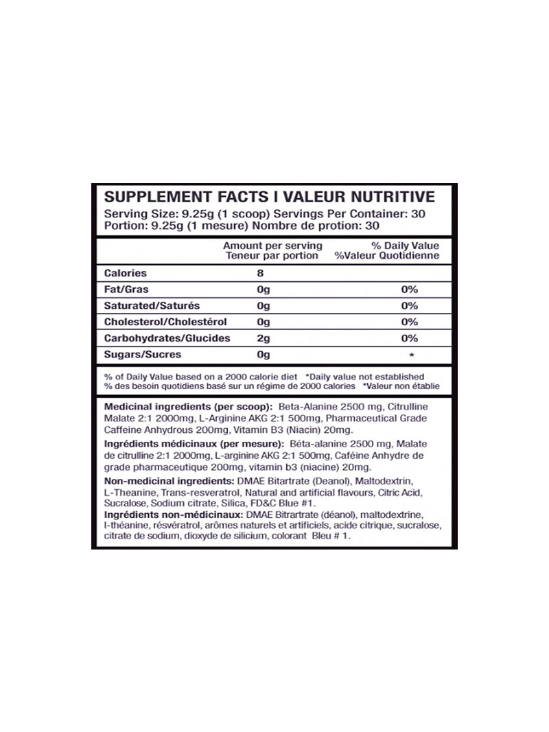 Beyond Yourself - PreSet - Energy Igniting Pre-Workout Formula 30 Servings (Blue Freeze)