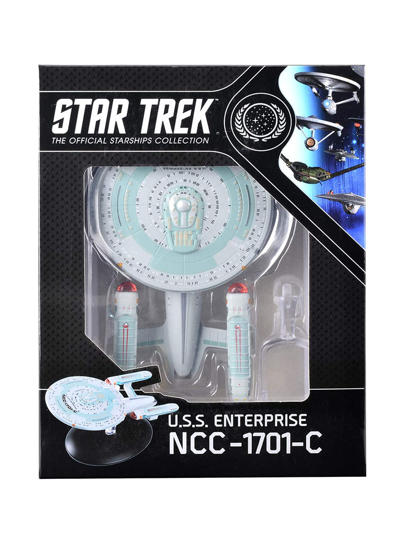 Hero Collector | Star Trek The Official Starships Collection | Eaglemoss Model Ship Box U.S.S. Enterprise NCC-1701-C