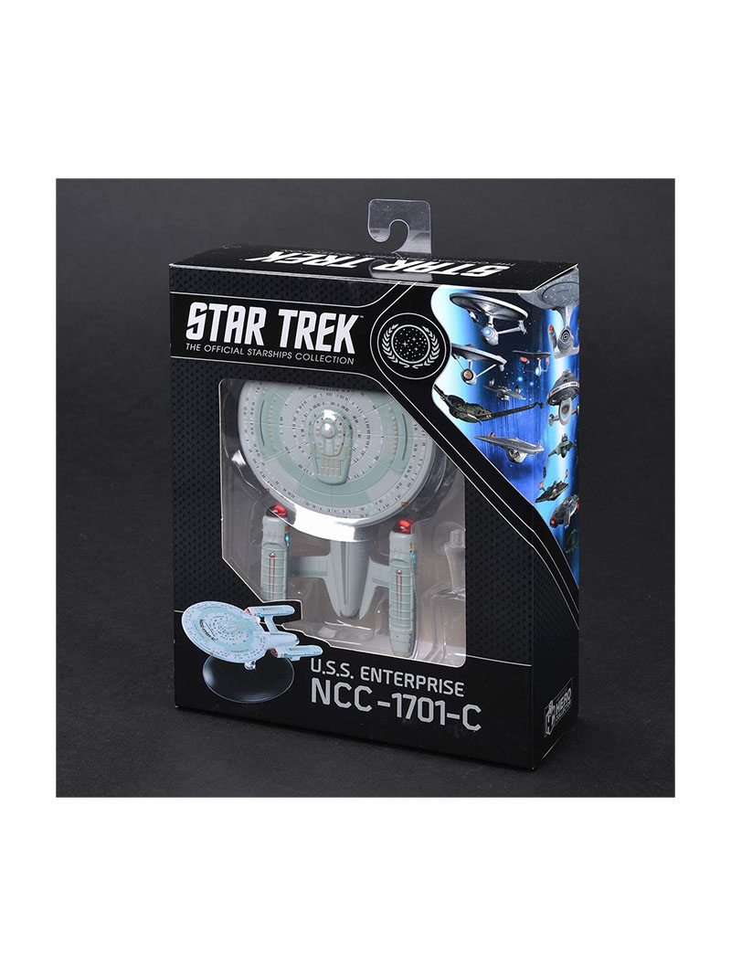 Hero Collector | Star Trek The Official Starships Collection | Eaglemoss Model Ship Box U.S.S. Enterprise NCC-1701-C