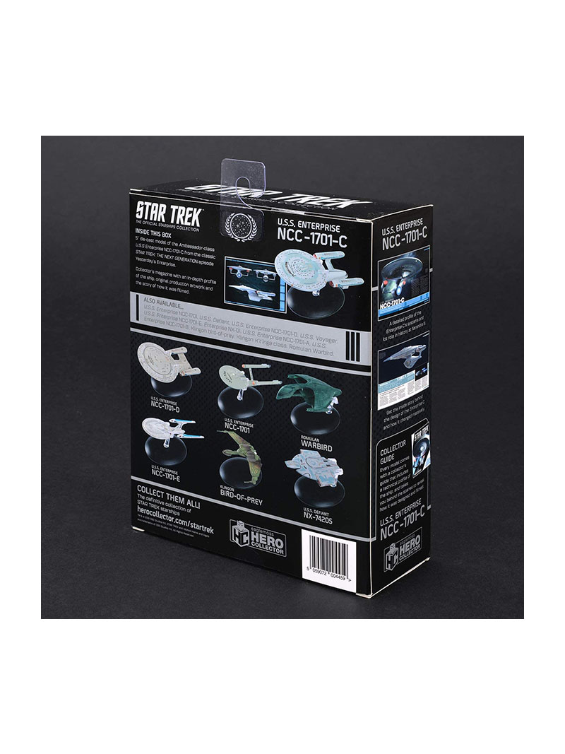 Hero Collector | Star Trek The Official Starships Collection | Eaglemoss Model Ship Box U.S.S. Enterprise NCC-1701-C