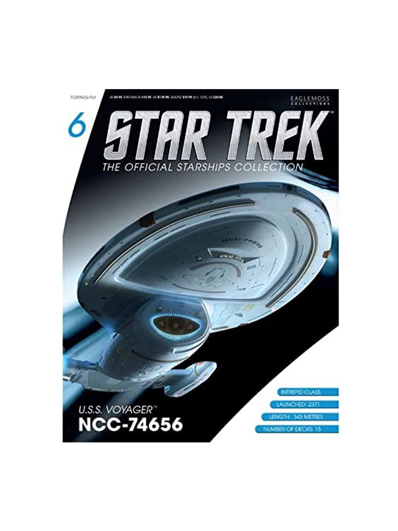 Hero Collector | Star Trek The Official Starships Collection | Eaglemoss Model Ship Box U.S.S. Voyager